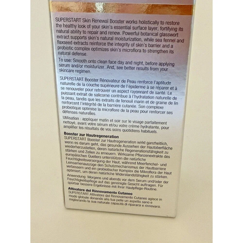 Elizabeth Arden Superstart Skin Renewal Booster 1oz Glasswort Extract New $81‎